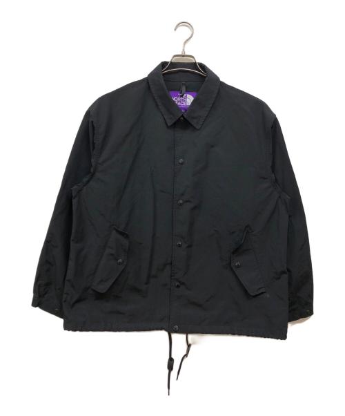 THE NORTHFACE PURPLELABEL（ザ・ノースフェイス パープルレーベル）THE NORTHFACE PURPLELABEL (ザ・ノースフェイス パープルレーベル) Mountain Wind Coach Jacket ブラック サイズ:Lの古着・服飾アイテム