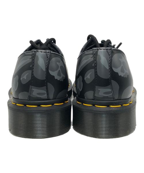 Dr.Martens（ドクターマーチン）Dr.Martens (ドクターマーチン) 3ホール Airwair DISTORTED LEOPARD SMOOTH ブラック サイズ:UK3の古着・服飾アイテム
