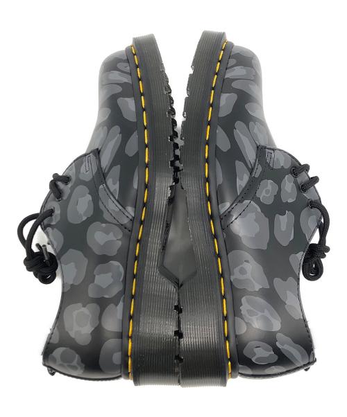Dr.Martens（ドクターマーチン）Dr.Martens (ドクターマーチン) 3ホール Airwair DISTORTED LEOPARD SMOOTH ブラック サイズ:UK3の古着・服飾アイテム