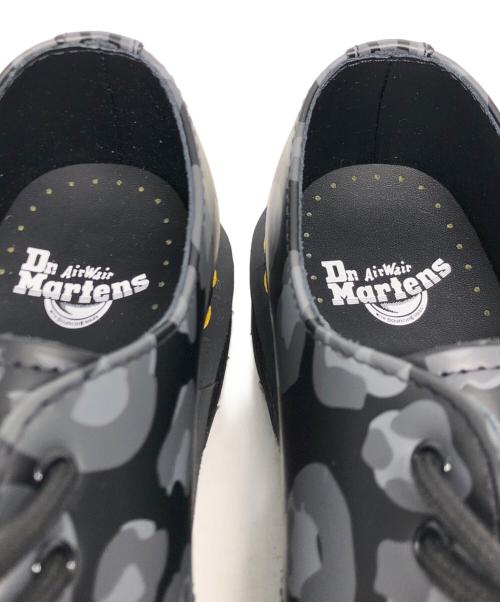 Dr.Martens（ドクターマーチン）Dr.Martens (ドクターマーチン) 3ホール Airwair DISTORTED LEOPARD SMOOTH ブラック サイズ:UK3の古着・服飾アイテム
