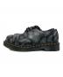 Dr.Martens (ドクターマーチン) 3ホール Airwair DISTORTED LEOPARD SMOOTH ブラック サイズ:UK3：12000円