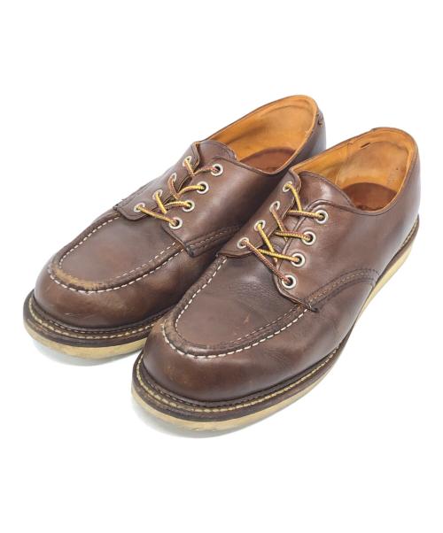 RED WING（レッドウィング）RED WING (レッドウィング) オックスフォード モックトゥ ブラウン サイズ:UK9　1/2の古着・服飾アイテム