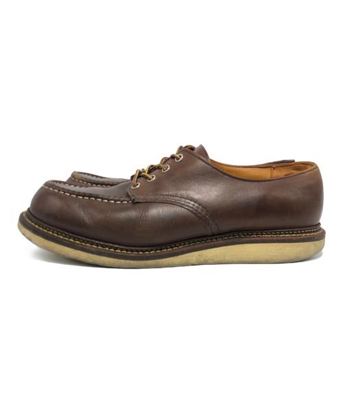 RED WING（レッドウィング）RED WING (レッドウィング) オックスフォード モックトゥ ブラウン サイズ:UK9　1/2の古着・服飾アイテム