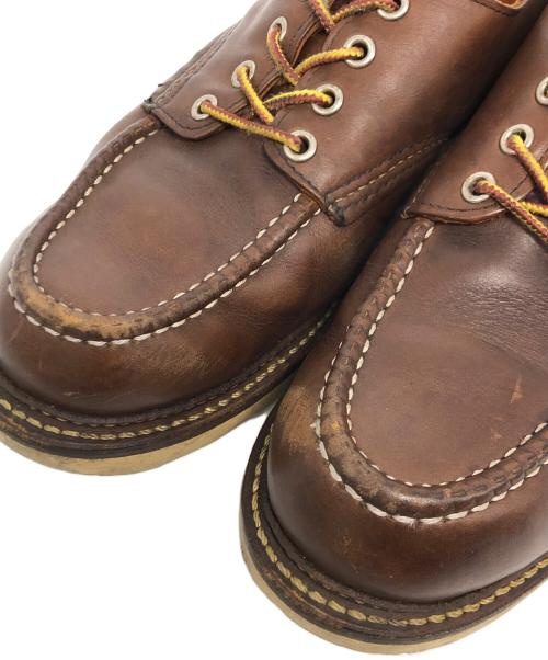 RED WING（レッドウィング）RED WING (レッドウィング) オックスフォード モックトゥ ブラウン サイズ:UK9　1/2の古着・服飾アイテム