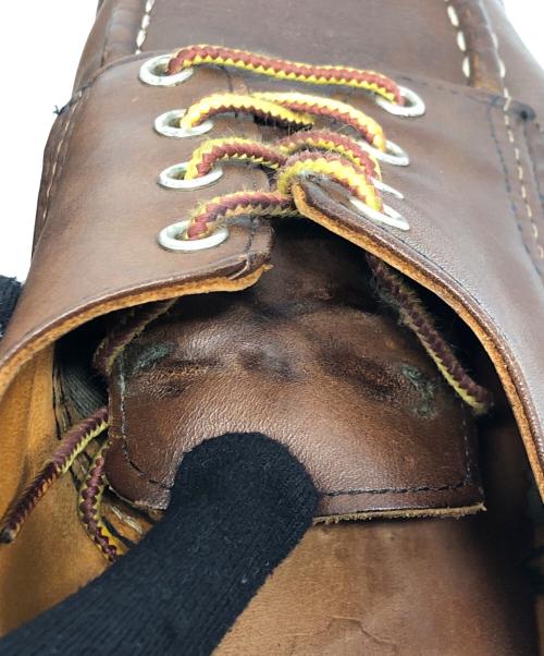 RED WING（レッドウィング）RED WING (レッドウィング) オックスフォード モックトゥ ブラウン サイズ:UK9　1/2の古着・服飾アイテム