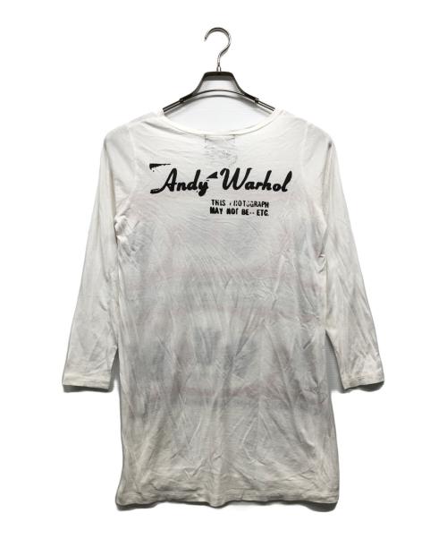 Hysteric Glamour（ヒステリックグラマー）Hysteric Glamour (ヒステリックグラマー) 長袖カットソー ホワイト サイズ:FREEの古着・服飾アイテム