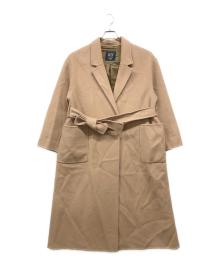 SLOBE IENA（スローブ イエナ）の古着「souple wool ダブルフェイスロングコート」｜ベージュ