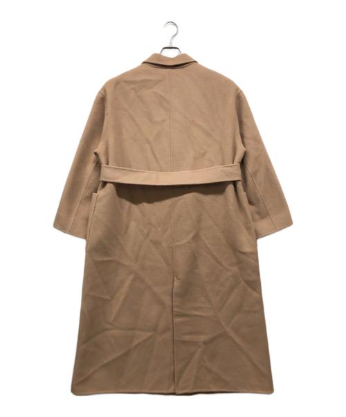 SLOBE IENA（スローブ イエナ）SLOBE IENA (スローブ イエナ) souple wool ダブルフェイスロングコート ベージュ サイズ:記載無し（実寸サイズをご確認ください）の古着・服飾アイテム