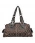 COACH (コーチ) シグネチャー ミニボストン ブラウン：20000円