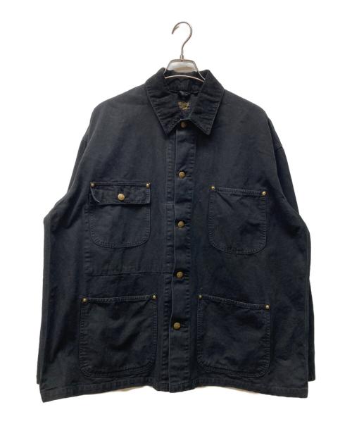 orSlow（オアスロウ）orSlow (オアスロウ) RELAX FIT OXFORD COVERALL ブラック サイズ:3の古着・服飾アイテム