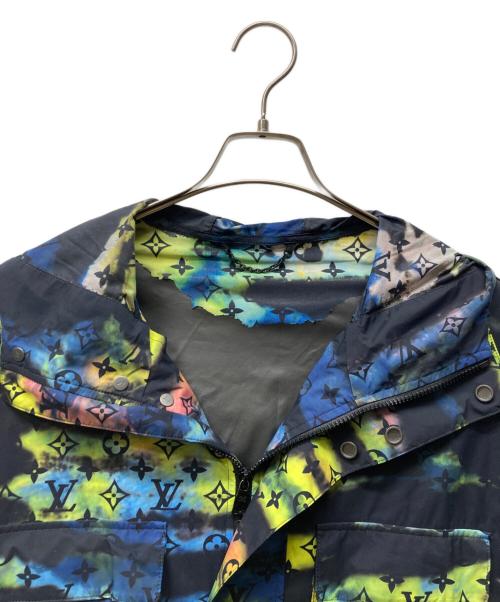 LOUIS VUITTON（ルイ ヴィトン）LOUIS VUITTON (ルイ ヴィトン) Tie-Dye Technical Blouson ブルー×グリーン サイズ:48の古着・服飾アイテム