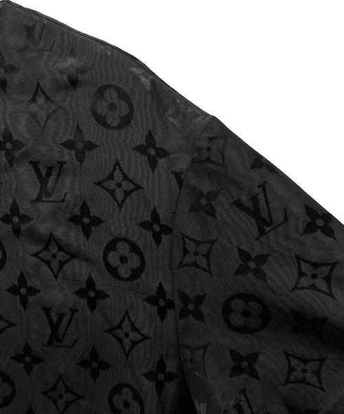 LOUIS VUITTON（ルイ ヴィトン）LOUIS VUITTON (ルイ ヴィトン) シルク混半袖シャツ ブラック サイズ:Lの古着・服飾アイテム