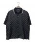 LOUIS VUITTON（ルイ ヴィトン）の古着「シルク混半袖シャツ」｜ブラック