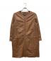 Max Mara WEEK END LINE（マックスマーラ ウイークエンドライン）の古着「レザーコート」｜ブラウン
