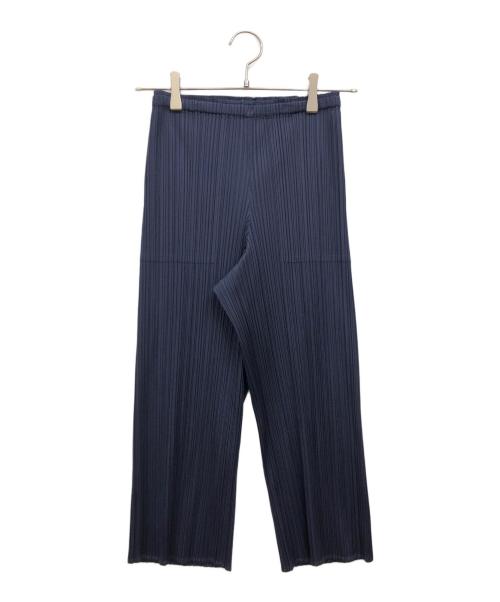 PLEATS PLEASE（プリーツプリーズ）PLEATS PLEASE (プリーツプリーズ) プリ―ツパンツ ネイビー サイズ:1の古着・服飾アイテム