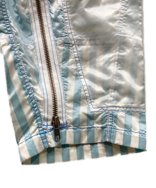 ISSEY MIYAKE（イッセイミヤケ）ISSEY MIYAKE (イッセイミヤケ) 水玉パラシュートパンツ ブルー サイズ:2の古着・服飾アイテム