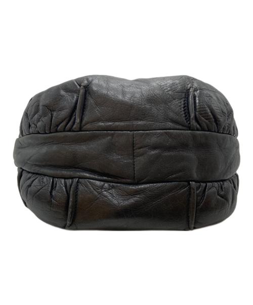 LOEWE（ロエベ）LOEWE (ロエベ) 巾着ショルダーバッグ ブラックの古着・服飾アイテム