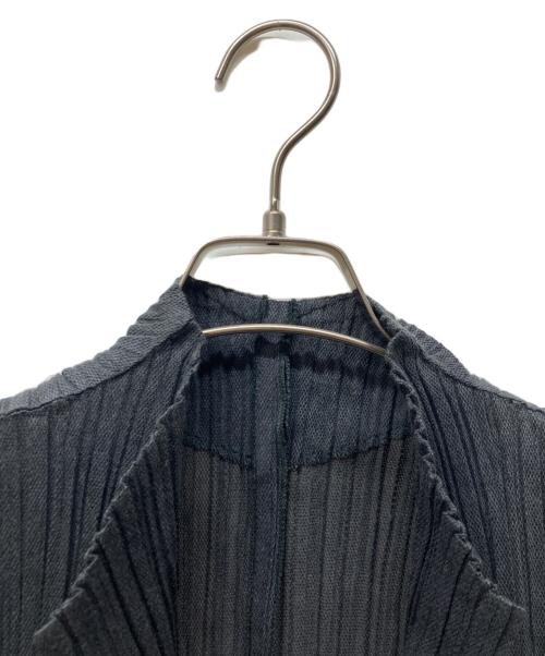 PLEATS PLEASE（プリーツプリーズ）PLEATS PLEASE (プリーツプリーズ) プリーツジャケット グレー サイズ:４の古着・服飾アイテム