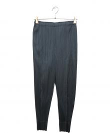 PLEATS PLEASE（プリーツプリーズ）の古着「プリーツパンツ」｜グレー