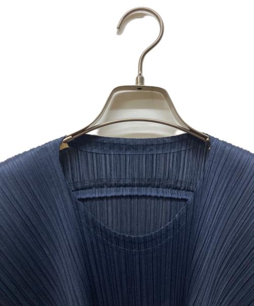 PLEATS PLEASE（プリーツプリーズ）PLEATS PLEASE (プリーツプリーズ) SPACE ROCK TOP ネイビー サイズ:FREEの古着・服飾アイテム