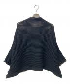 PLEATS PLEASEプリーツプリーズ）の古着「ワイドカットソーA poc トップス」｜ブラック