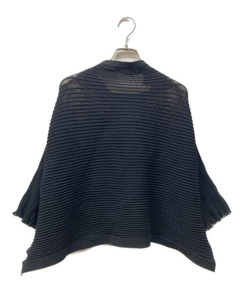 PLEATS PLEASE（プリーツプリーズ）PLEATS PLEASE (プリーツプリーズ) ワイドカットソーA poc トップス ブラック サイズ:2の古着・服飾アイテム