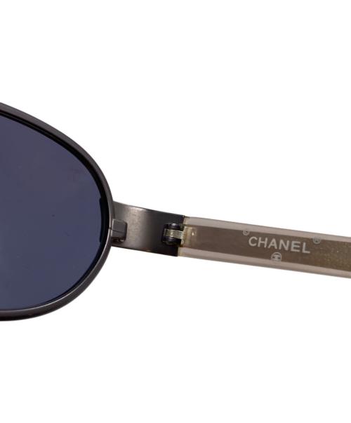 CHANEL（シャネル）CHANEL (シャネル) クラウンパント型サングラス シルバーの古着・服飾アイテム