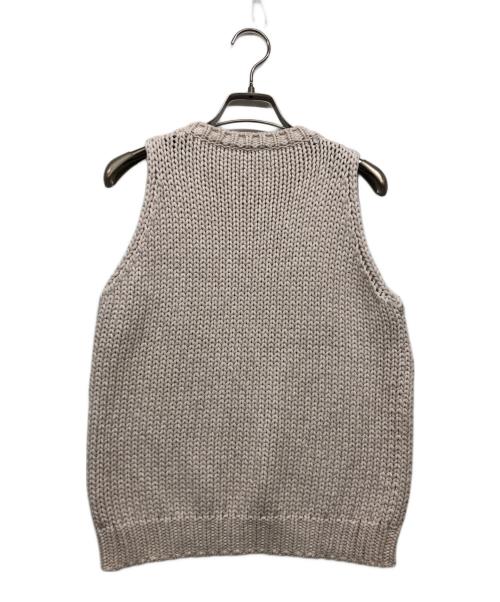 BRUNELLO CUCINELLI（ブルネロクチネリ）BRUNELLO CUCINELLI (ブルネロクチネリ) ローゲージニットベスト アイボリー サイズ:Mの古着・服飾アイテム