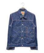 LEVI'S×BOSSリーバイス×ボス）の古着「限定コラボデニムジャケット」｜ネイビー