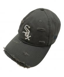 New Era（ニューエラ）の古着「ダメージ加工キャップ」｜グレー