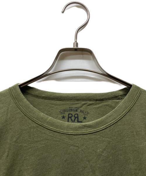 RRL（ダブルアールエル）RRL (ダブルアールエル) ミリタリーグラフィックTシャツ グリーン サイズ:M 未使用品の古着・服飾アイテム