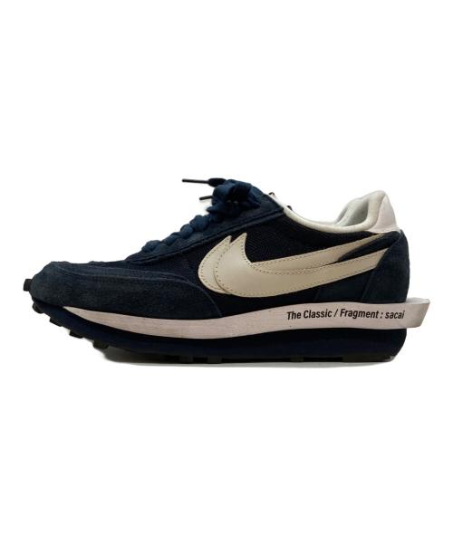 NIKE（ナイキ）NIKE (ナイキ) sacai (サカイ) fragment design  (フラグメントデザイン) LD Waffle ネイビー サイズ:27.5の古着・服飾アイテム