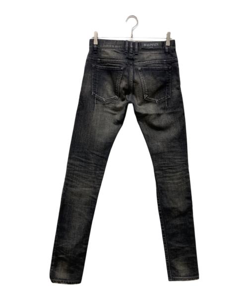 BALMAIN（バルマン）BALMAIN (バルマン) デニムパンツ ブラック サイズ:28の古着・服飾アイテム