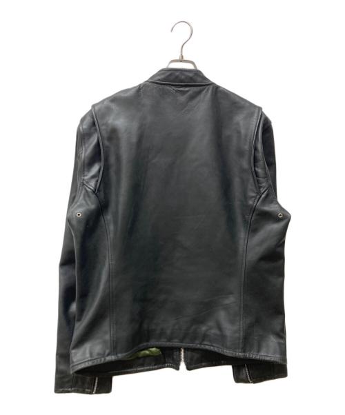 AVIREX（アヴィレックス）AVIREX (アヴィレックス) シングルライダースジャケット ブラック サイズ:2XLの古着・服飾アイテム