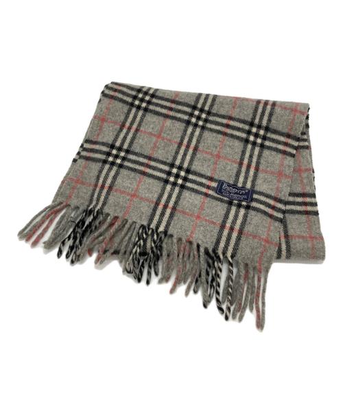 Burberry's（バーバリーズ）Burberry's (バーバリーズ) マフラー グレーの古着・服飾アイテム