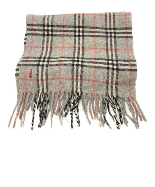 Burberry's（バーバリーズ）Burberry's (バーバリーズ) マフラー グレーの古着・服飾アイテム