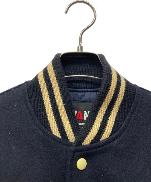 VAN（ヴァン）VAN (ヴァン) スタジャン ベージュ×ブラック サイズ:Mの古着・服飾アイテム