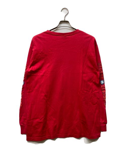 stussy（ステューシー）stussy (ステューシー) ロングスリーブTシャツ レッド サイズ:Lの古着・服飾アイテム