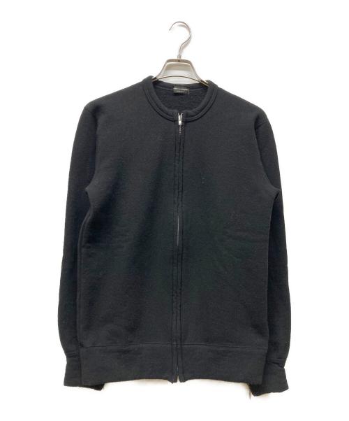 COMME des GARCONS HOMME PLUS（コムデギャルソンオムプリュス）COMME des GARCONS HOMME PLUS (コムデギャルソンオムプリュス) ウールジップアップジャケット ブラック サイズ:FREEの古着・服飾アイテム
