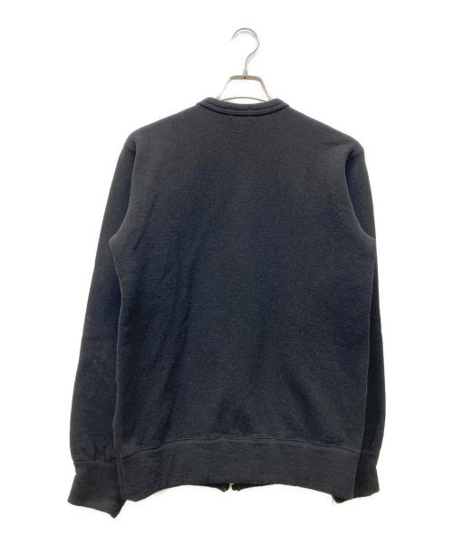 COMME des GARCONS HOMME PLUS（コムデギャルソンオムプリュス）COMME des GARCONS HOMME PLUS (コムデギャルソンオムプリュス) ウールジップアップジャケット ブラック サイズ:FREEの古着・服飾アイテム