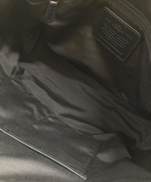 COACH（コーチ）COACH (コーチ) キルティングチェーントートバッグ ブラックの古着・服飾アイテム