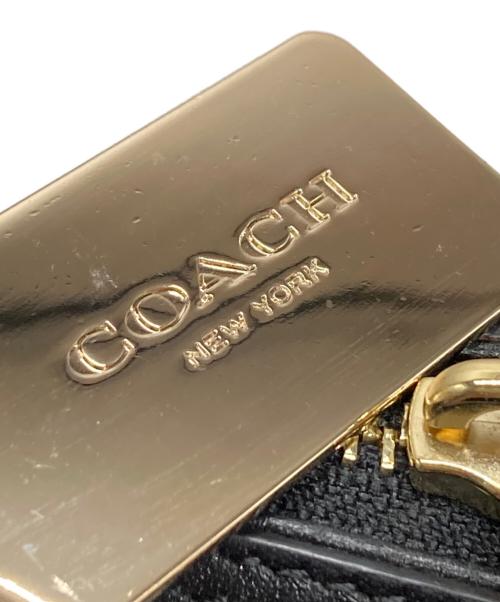 COACH（コーチ）COACH (コーチ) キルティングチェーントートバッグ ブラックの古着・服飾アイテム