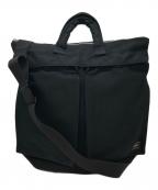 PORTER×LOWERCASEポーター×ロウワーケース）の古着「ヘルメットバッグ」｜ブラック
