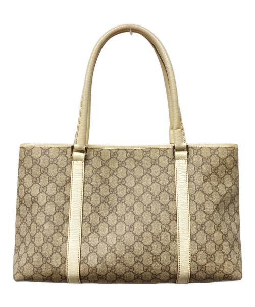 GUCCI（グッチ）GUCCI (グッチ) トートバッグ ベージュ・ブラウンの古着・服飾アイテム