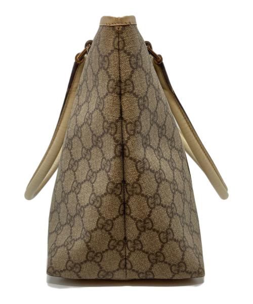 GUCCI（グッチ）GUCCI (グッチ) トートバッグ ベージュ・ブラウンの古着・服飾アイテム