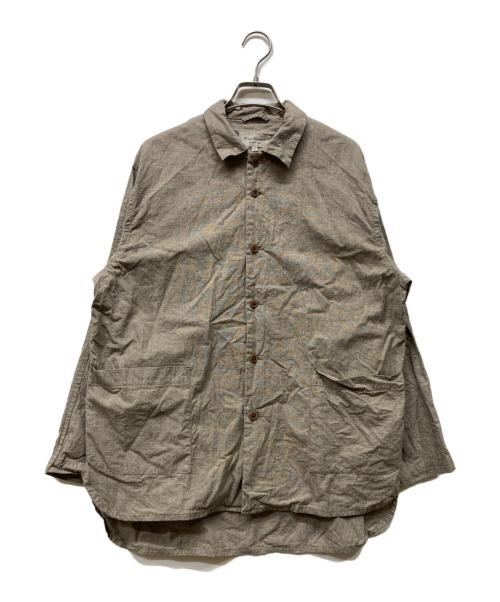 Vlas Blomme（ヴラスブラム）Vlas Blomme (ヴラスブラム) Buff シャツブルゾン ベージュ サイズ:Fの古着・服飾アイテム