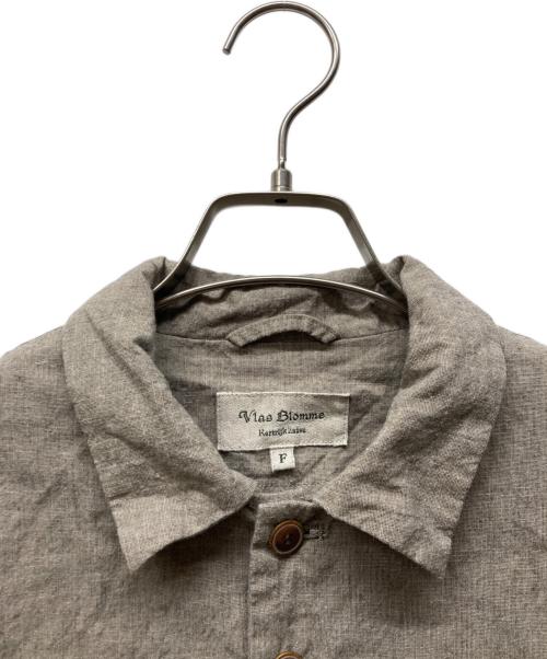 Vlas Blomme（ヴラスブラム）Vlas Blomme (ヴラスブラム) Buff シャツブルゾン ベージュ サイズ:Fの古着・服飾アイテム