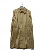 Burberry'sバーバリーズ）の古着「裏ノバチェックステンカラーコート」｜ベージュ