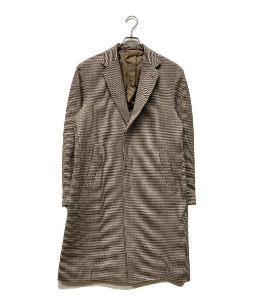 sartorio（サルトリオ）SARTORIO (サルトリオ) BEAMS F (ビームスエフ) ウールコート ベージュ サイズ:48の古着・服飾アイテム