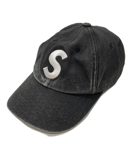 SUPREME（シュプリーム）Supreme (シュプリーム) Washed Denim S Logo 6-Panel ブラックの古着・服飾アイテム